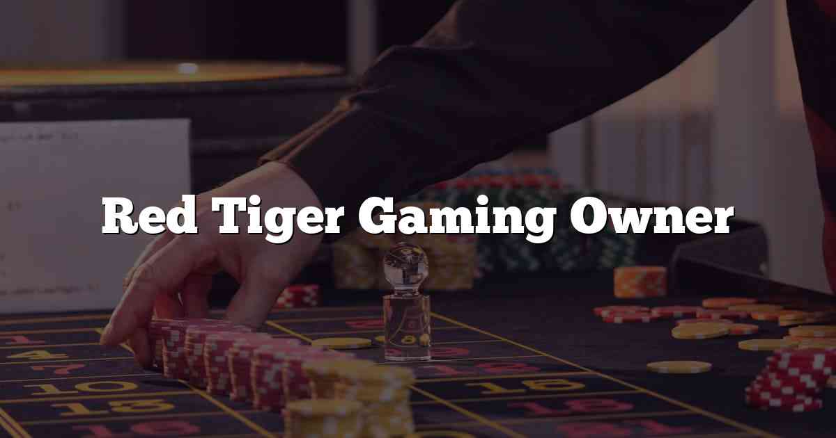 Red Tiger Gaming Owner