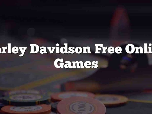 Harley Davidson Free Online Games